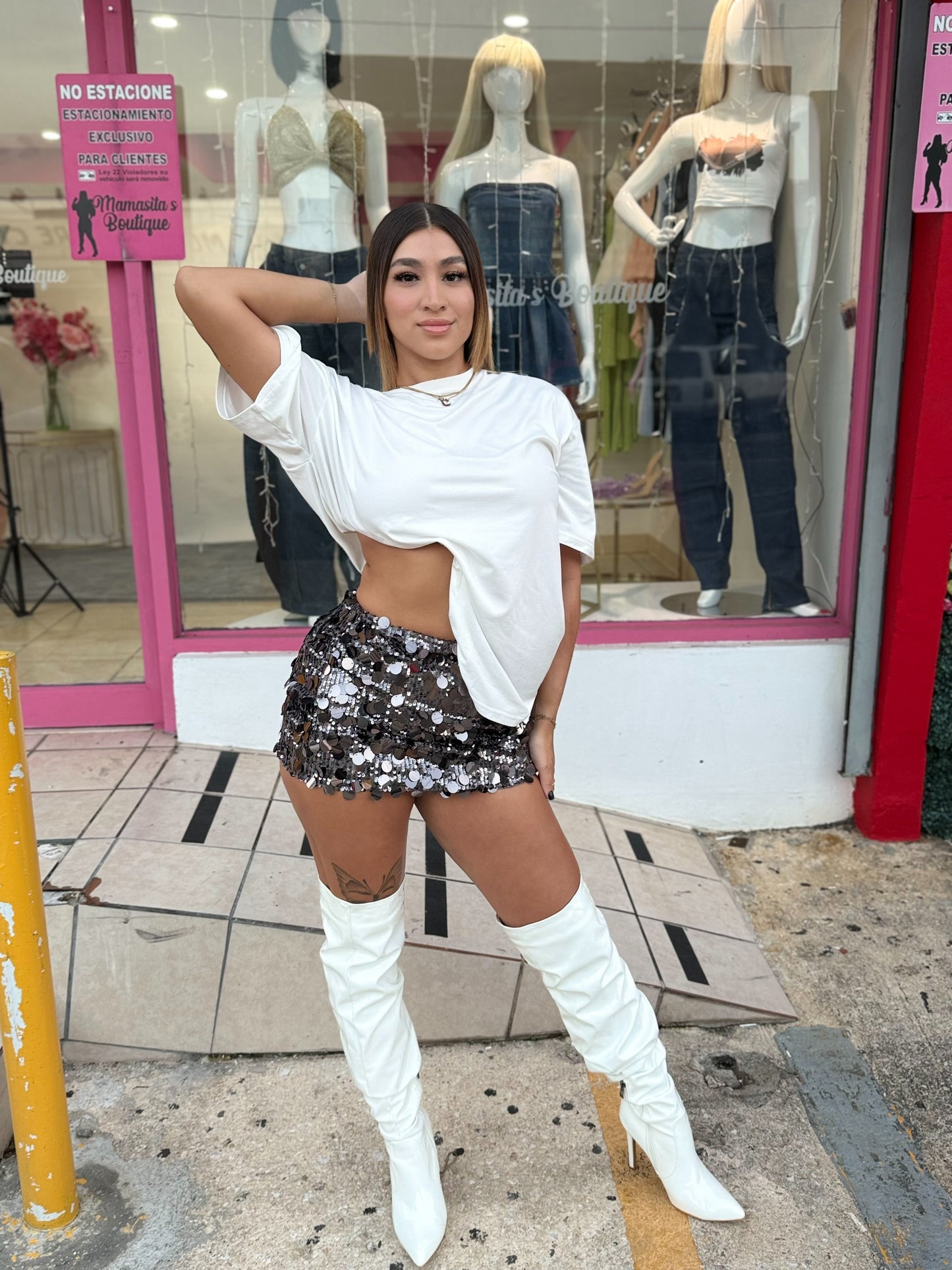 Sequin Restock skirt