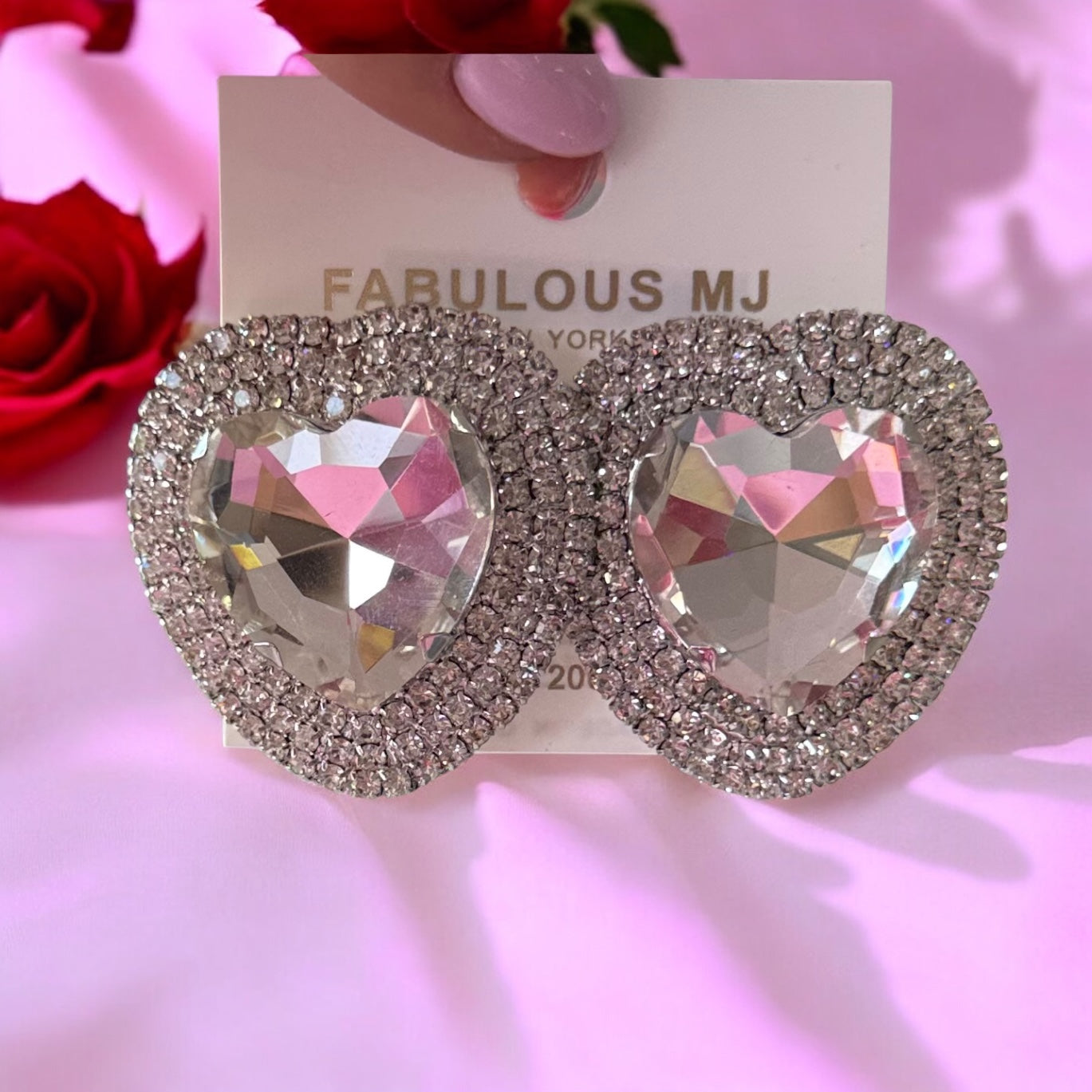 Fabulous heart earrings