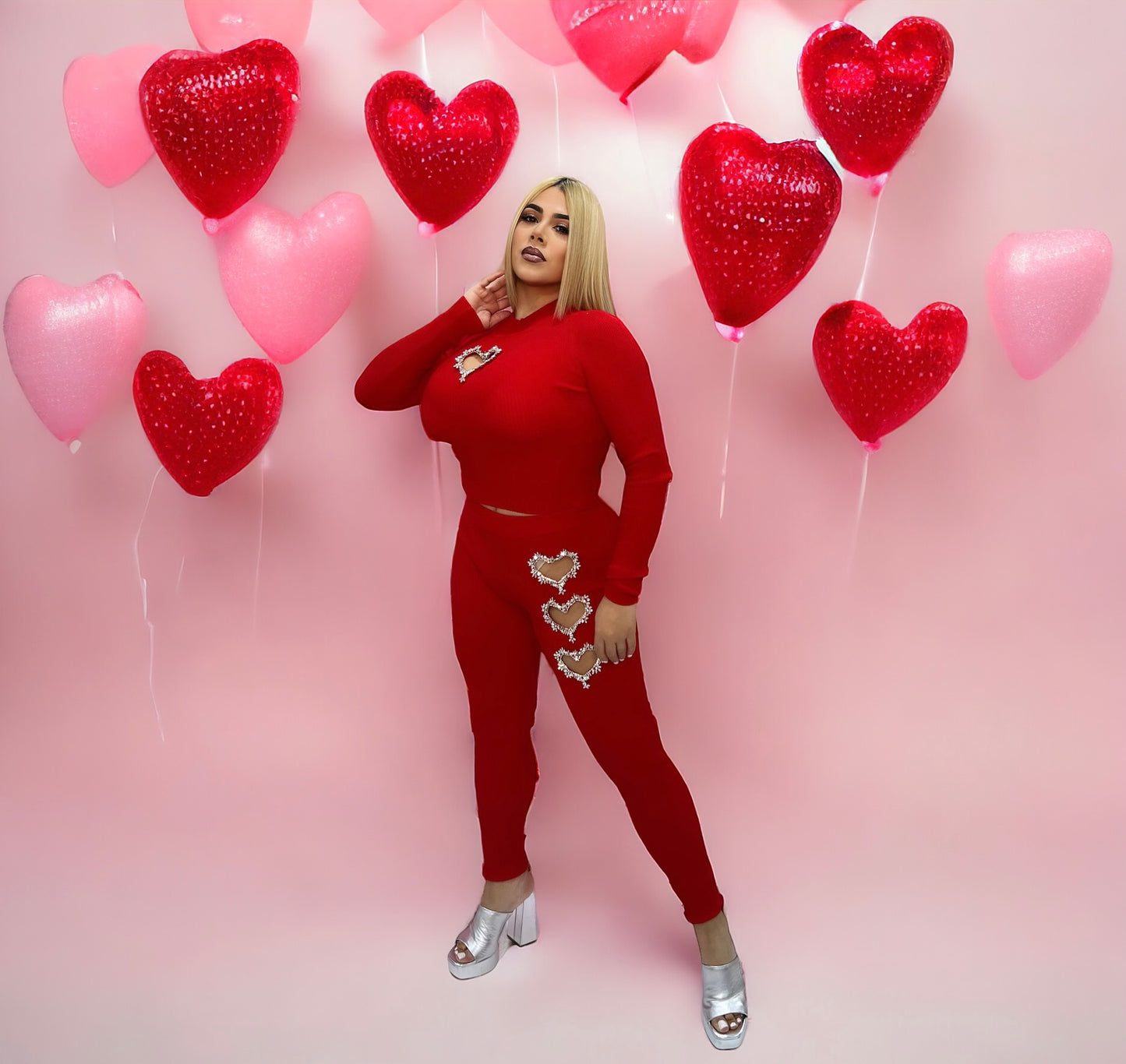 Pasión Love Pant set