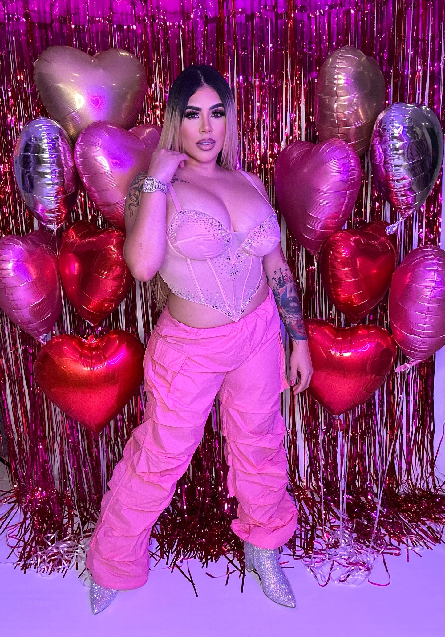 Cristal pink top