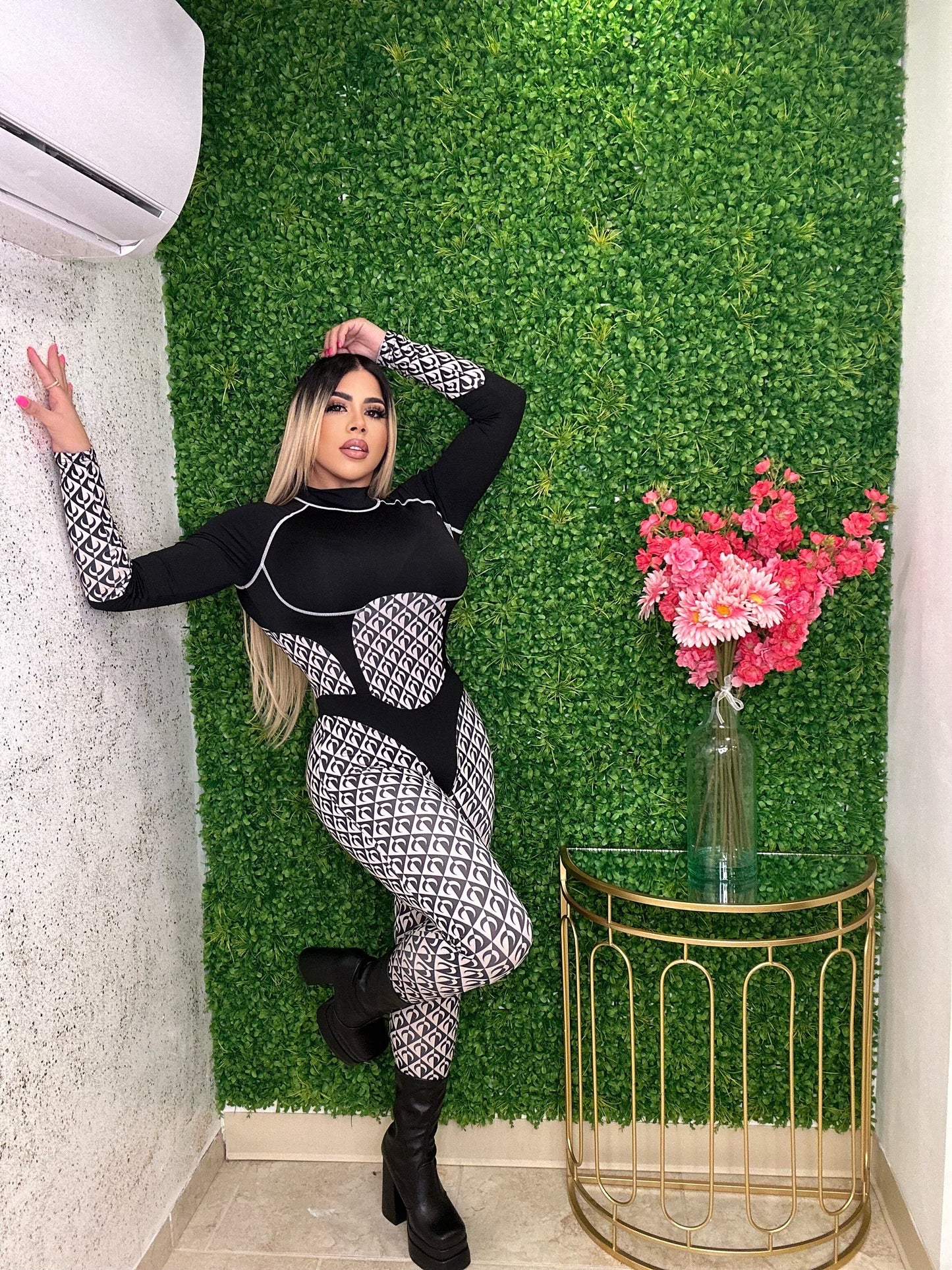 Biker sexy jumpsuit