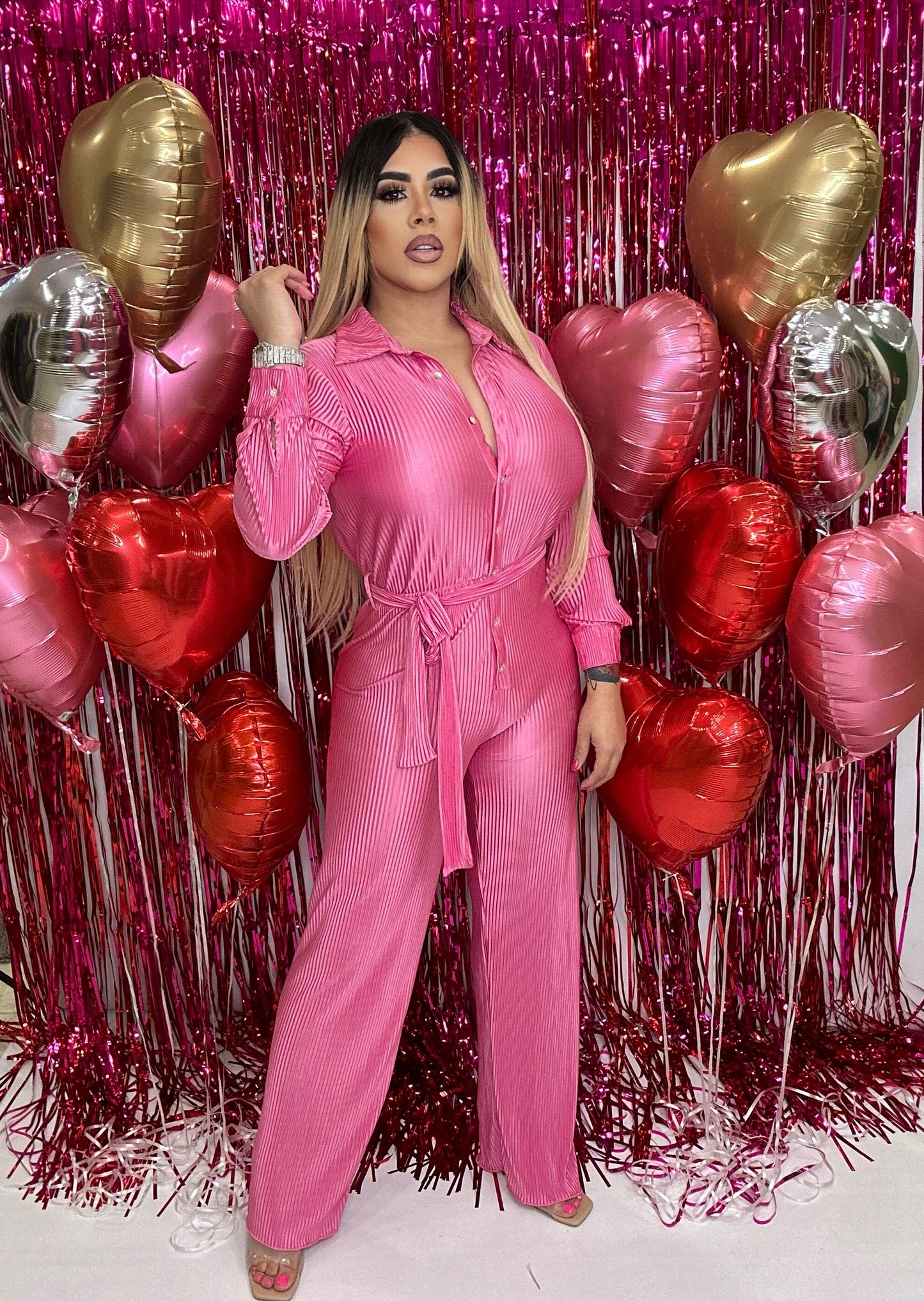 Lovely Pink jumpsuit